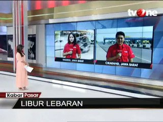 Lalu Lintas Arus Balik di Pintu Tol Cikarang  Lancar