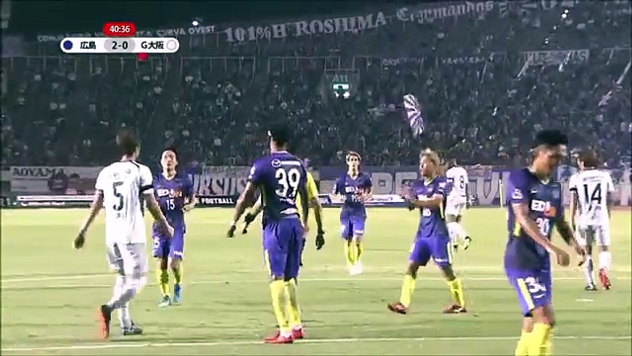 Hiroshima 2:0 Gamba Osaka (Japan. J League. 18 July 2018)