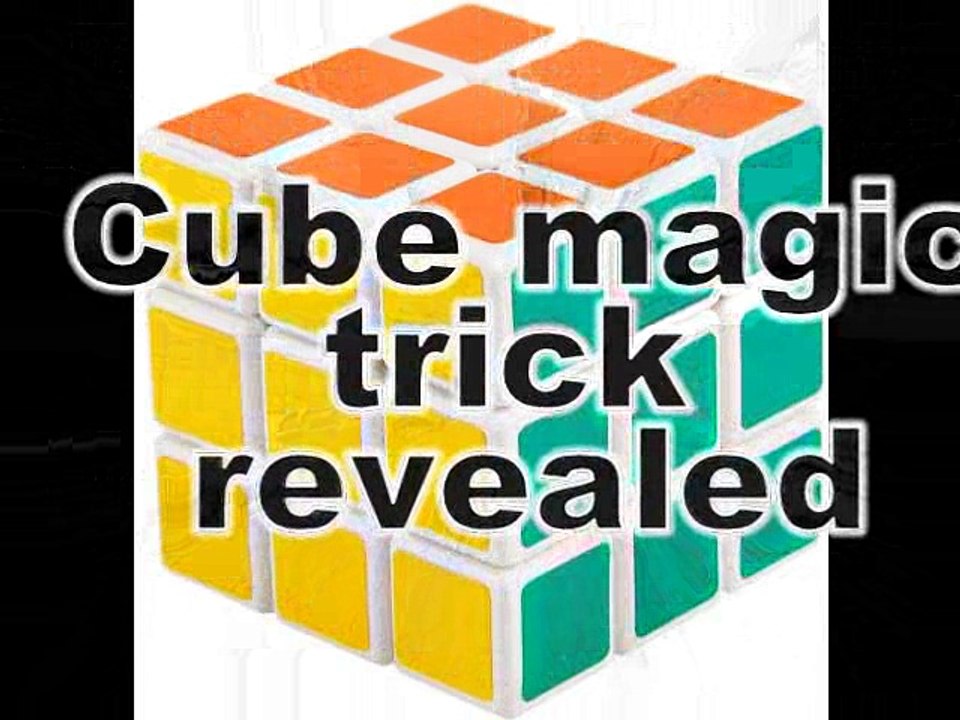 HOW TO DO MAGIC RUBIK'S CUBE TRICK REVEALEDالمكعب السحري المكعب تكشف (التدريس)