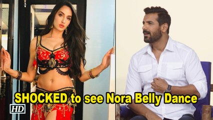 John Abraham SHOCKED to see Nora Fatehi Belly Dance