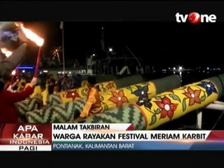 Meriam Karbit, Tradisi Warga Pontianak Sambut Lebaran