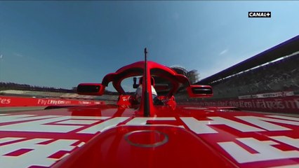 Grand Prix d'Allemagne 2018 - Incroyables images à bord et sur le museau de la Ferrari de Vettel