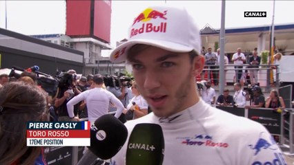 Grand Prix d'Allemagne 2018 - Pierre Gasly se confie après la séance de qualifications