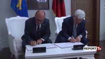 Report TV - Siguria në plazhe, ministri Xhafaj marrëveshje bashkëpunimi me homologun kosovar