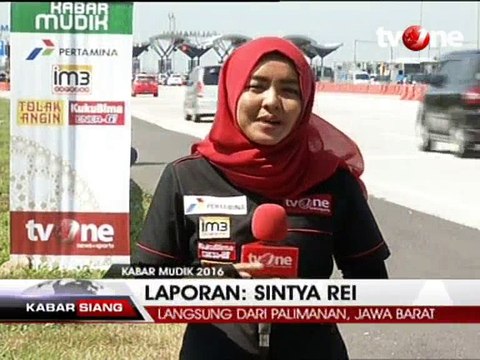 Arus Lalu Lintas Tol Palimanan Lancar