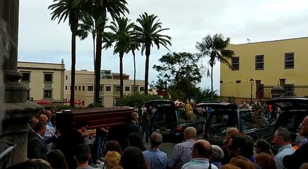 Último adiós a las víctimas de la tragedia familiar en La Orotava
