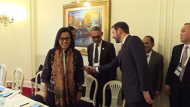 Albayrak’tan Buenos Aires’te yoğun mesai - (Endonezya ve Almanya Maliye Bakanı ile görüşme) - BUENOS AIRES