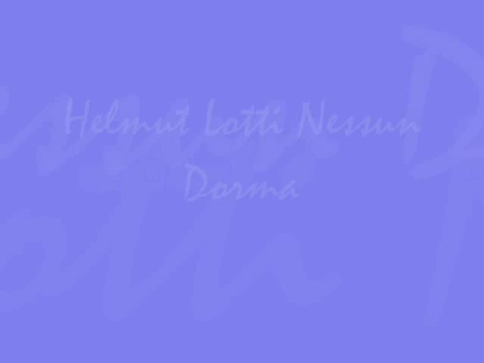 Nessun Dorma