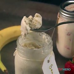 Easy Mason Jar Ice Cream— 3 Ways #nationalicecreamdayGet the full recipe: