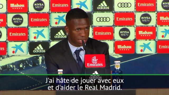 Real - Vinicius Jr: Heureux de jouer avec Benzema