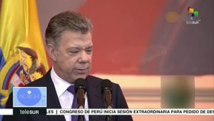 Colombia: Santos pide al nuevo Congreso proteger y defender la paz
