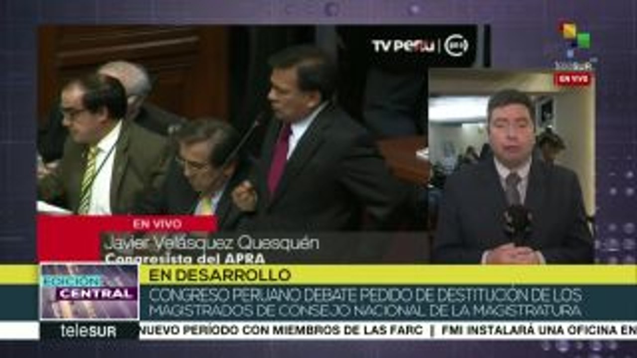 Congreso de Perú debate remoción de magistrados tras crisis
