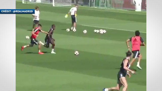 Vinicius met déjà le feu à l'entraînement du Real Madrid