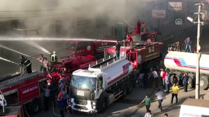 Mobilya atölyesinde yangın (1) - KARABÜK