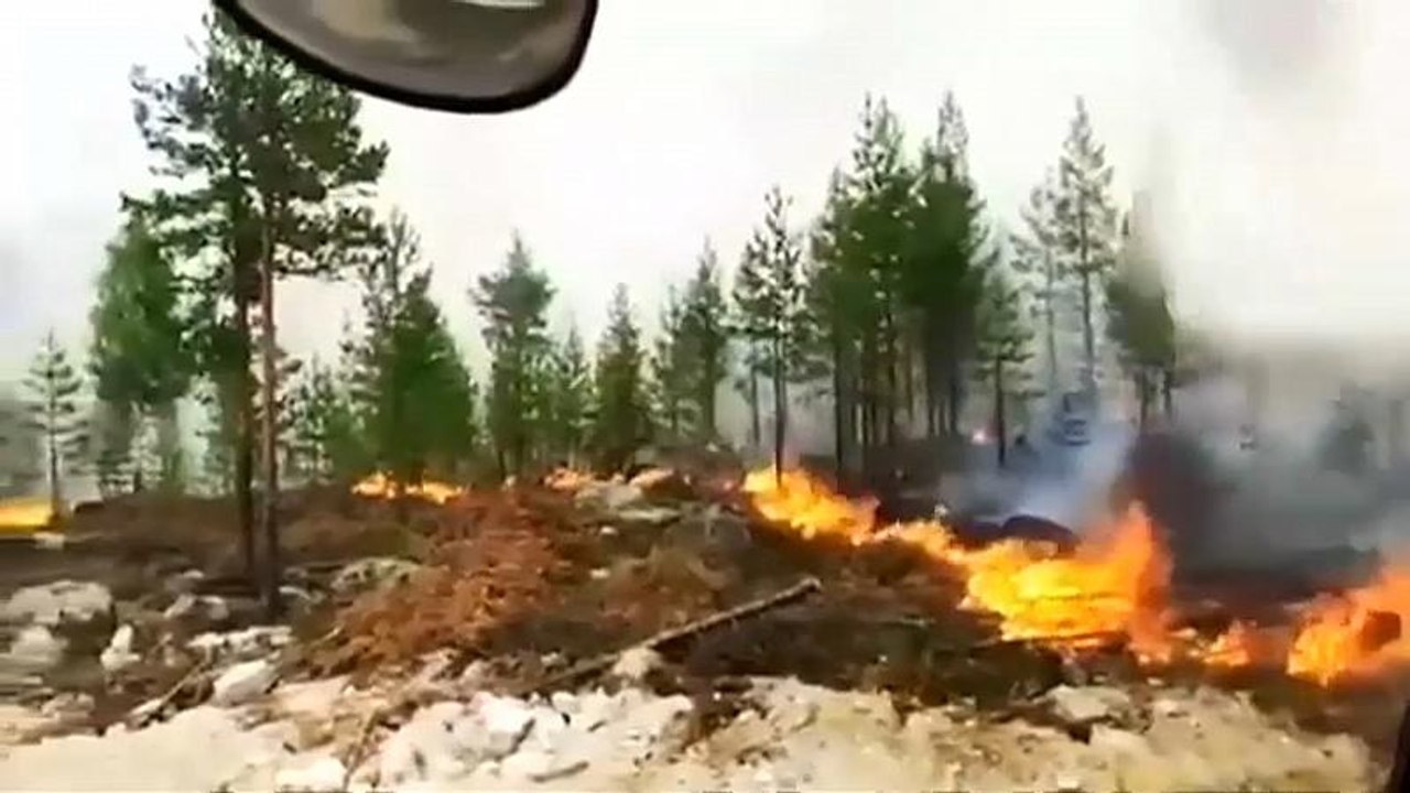 Noch mehr Wald brennt in Schweden