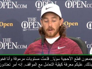 غولف: البطولة المفتوحة: تواجدي ضمن ركب الصدارة يثلج قلبي- فليتوود