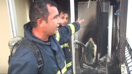 Buzdolabı Kablosu Yangına Neden Oldu... 2 Kişi Dumandan Etkilendi