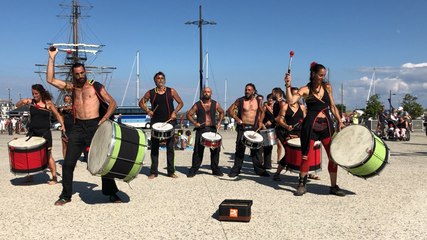 La batucada ardéchoise enflamme l’esplanade Saint-Vincent