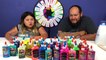 3 COLORS OF GLUE SLIME CHALLENGE CHALLENGE MYSTERY WHEEL OF SLIME EDITION WITH MY DAD