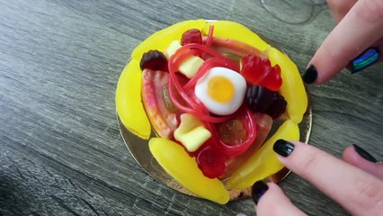 MIXING GUMMY FOOD INTO CLEAR SLIME! GUMMY FOOD VS CLEAR SLIME!