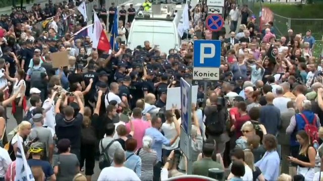 Протесты в Польше на фоне судебной реформы