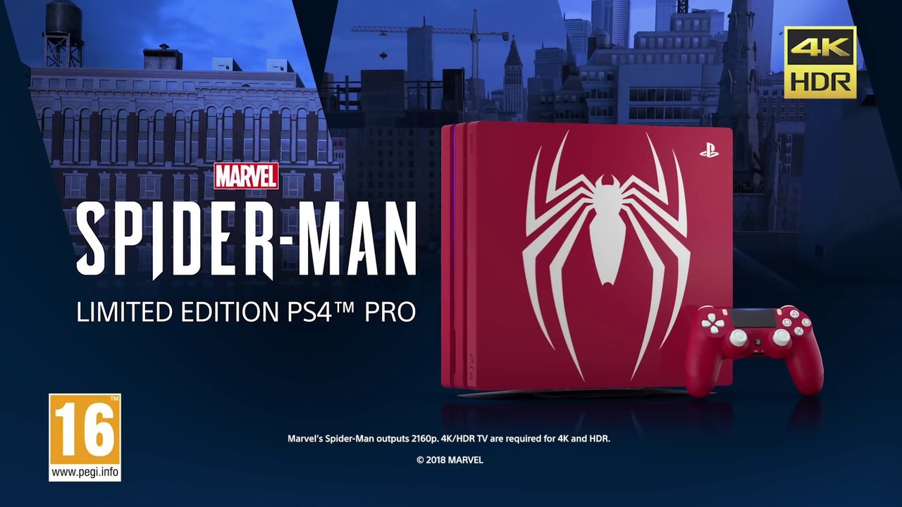 Spider-Man - Bundle PS4 Pro Amazing Red