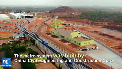 China-assisted light rail system starts operation in Nigeria