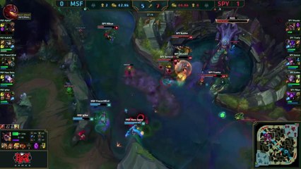 EU LCS Spring Playoffs - Baron baited teamfight