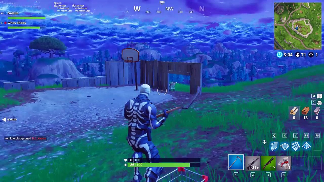 Duo has basketball AIMBOT (Fortnite)