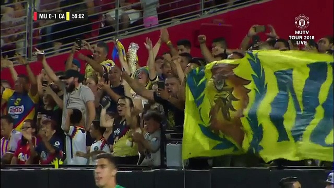 Club America vs Manchester United Highlights 1-1