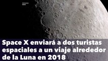 Space X enviará a dos turistas espaciales a un viaje alrededor de la Luna en 2018