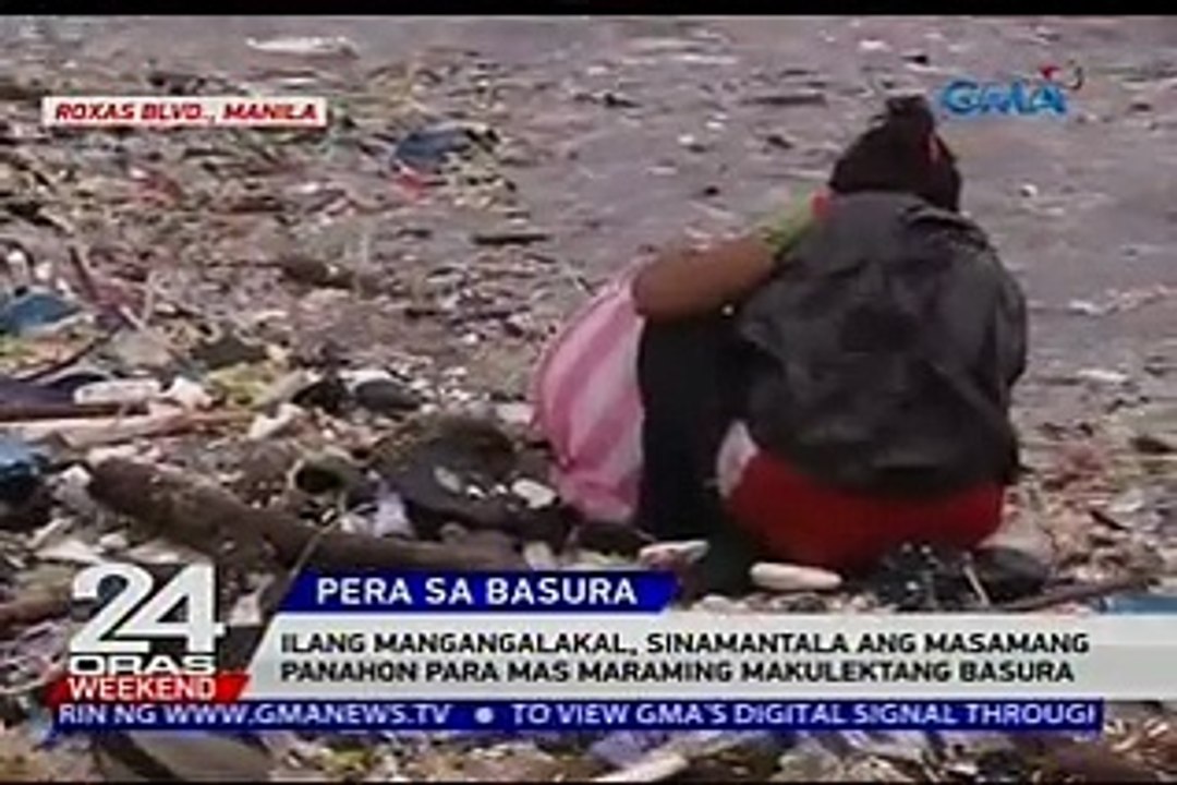 Ilang mangangalakal, sinamantala ang masamang panahon para mas maraming makulektang basura
