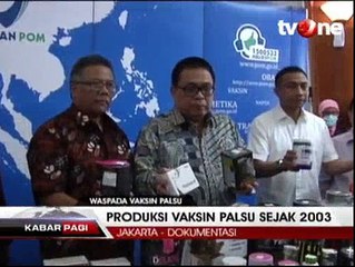 Polisi Tetapkan 10 Orang Tersangka Pembuat Vaksin Palsu