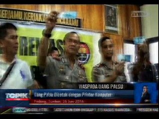 Polisi Tangkap 3 Pengedar Uang Palsu Senilai 23 Juta Rupiah