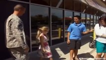 Army Soldier Returns Home From Iraq And Surprises Family - Heartwarming 2016