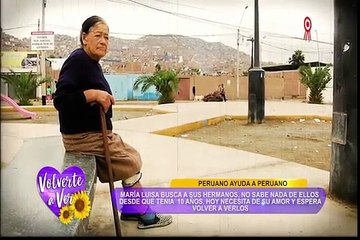 Anciana busca a sus hermanos, a quienes no ve desde que tenía 10 años