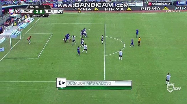 Milton Caraglio Goal - Cruz Azul vs Club Puebla 3-0