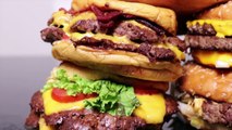 تحدي البرجر العملاق ١٠،٠٠٠ سعرة  Giant Burger Challenge 10,000 Calories