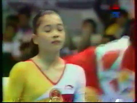 MO Huilan (CHN) vault - 1995 Sabae worlds EF