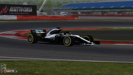 F1 2018 - Giro di pista a Silverstone con Lewis Hamilton - Assetto Corsa [British GP 2018]