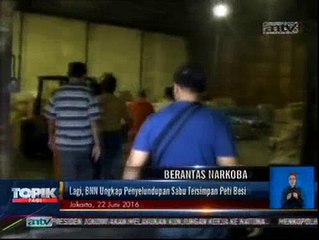 BNN Ungkap Penyelundupan Sabu dalam Peti Besi di Ancol