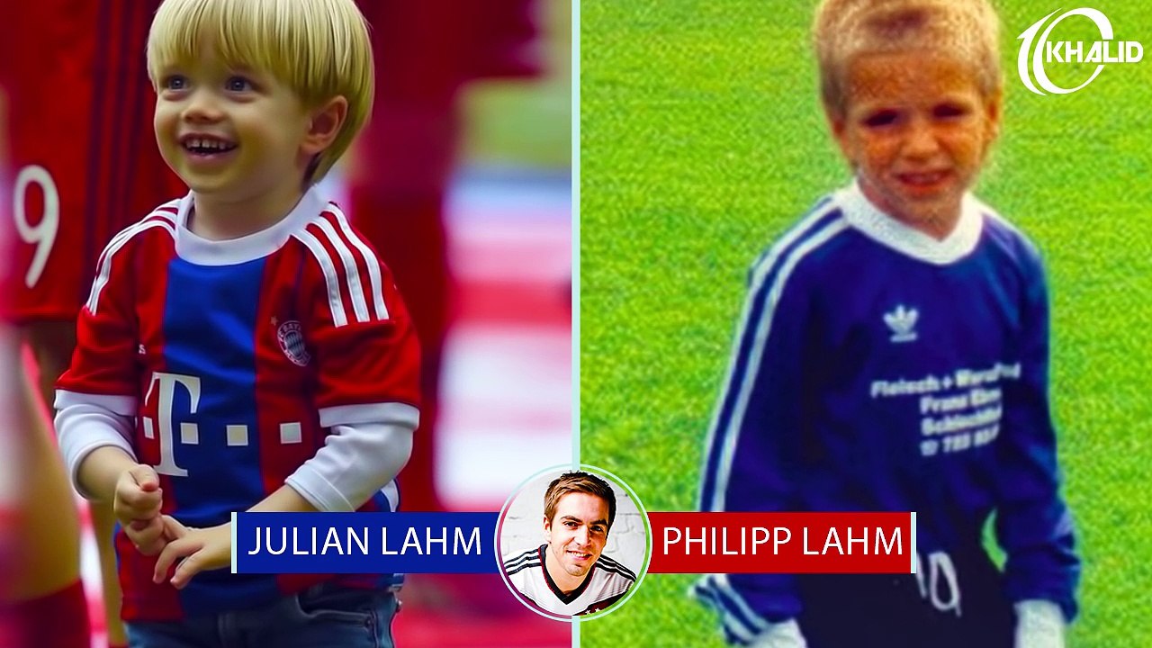 Famous Footballers And Their Children At Almost The Same Age | XEM BONG DA