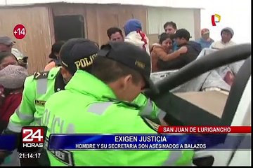 SJL: dirigente y secretaria son asesinados a balazos
