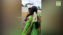 கணவனை புரட்டி எடுத்த மனைவி - Wife Thrashes Husband in Public - TTN