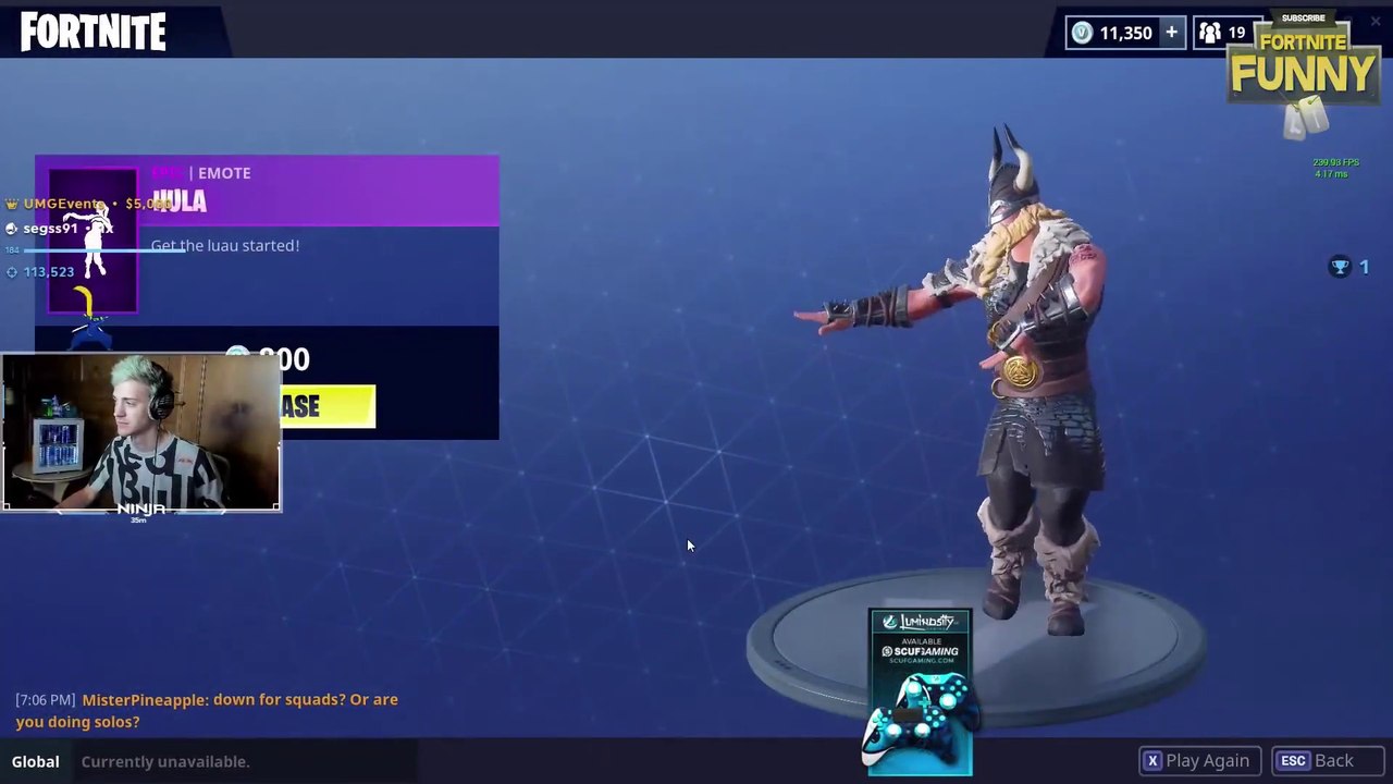 FORTNITE HULA DANCE EMOTE Ninja Fortnite Epic FUNNY Moments Montage Highlights Season 5 Battle Royale