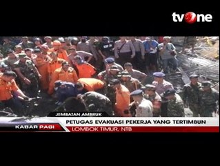 Proyek Jembatan di Lombok Timur Ambruk, Lima Pekerja Tewas