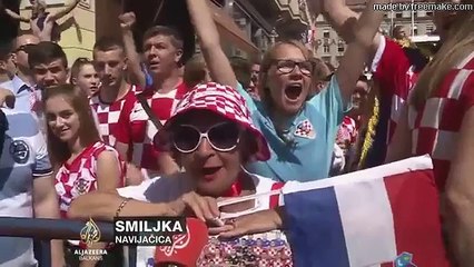 Neviđen doček za hrvatske nogometaše