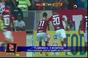 Paolo Guerrero jugó en triunfo del Flamengo