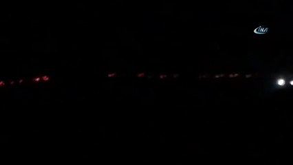 Doğubayazıt'ta kaçan teröristler böyle ateş altına alındı