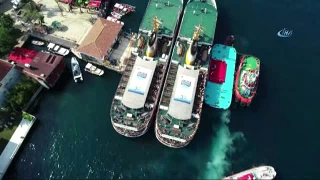 Samsung Boğaziçi Kıtalararası Yüzme Yarışı Heyecanı Havadan Görüntülendi